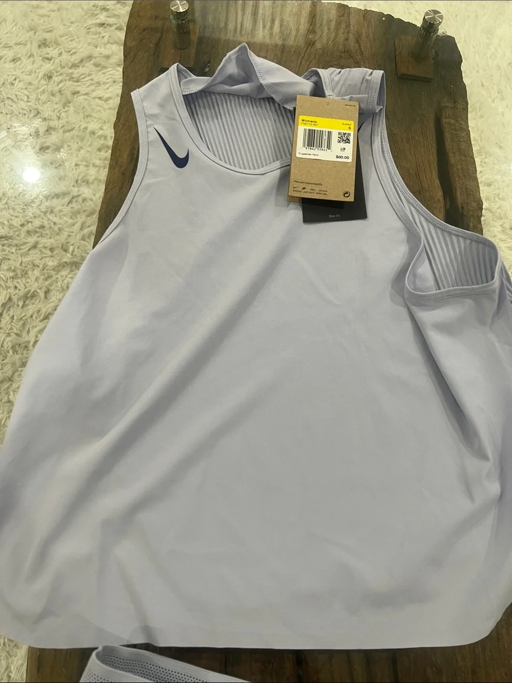 Nike Purple Split-Hem Athletic Shorts and cropped top ! Set
